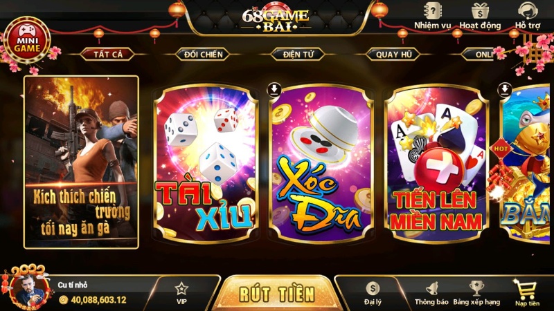 Top game bài đổi thưởng